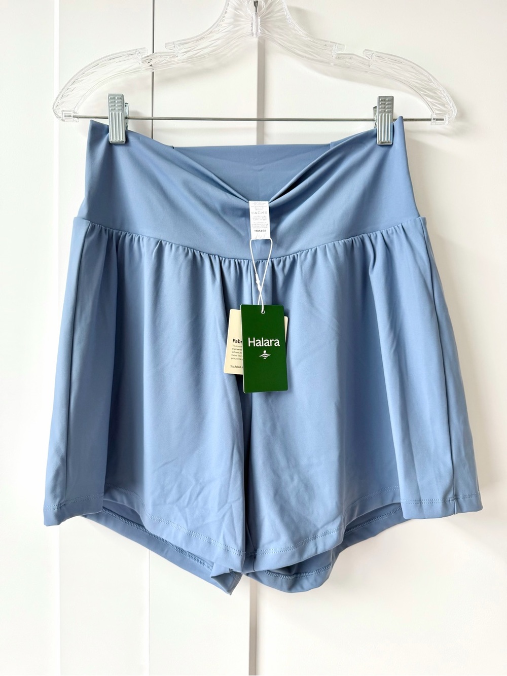 Halara SoftlyZero Airy Super High Waisted 2-in-1 Cool Touch Yoga Shorts 5''